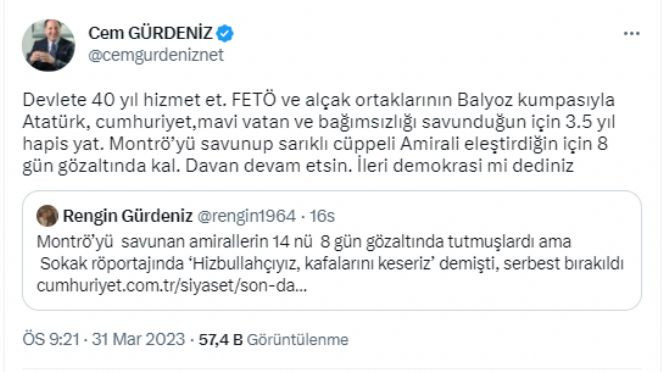 Montrö'yü savunan amiraller 8 gün gözaltında kaldı. 'Kafalarını keseriz' diyen Hizbullahçı hemen serbest kaldı - Resim : 1