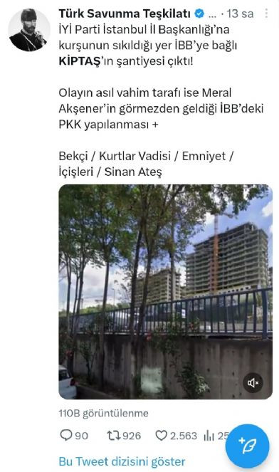 KİPTAŞ Genel Müdürü Ali Kurt gerçeği açıkladı. İYİ Parti’ye saldırının KİPTAŞ inşaatından yapıldığı iddia edilmişti - Resim : 2