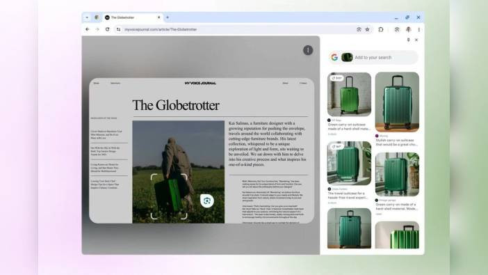 Google Chrome'a yapay zeka dokunuşu: Lens &ouml;zelliği adres &ccedil;ubuğuna eklendi, internette arama deneyimi yeniden şekilleniyor