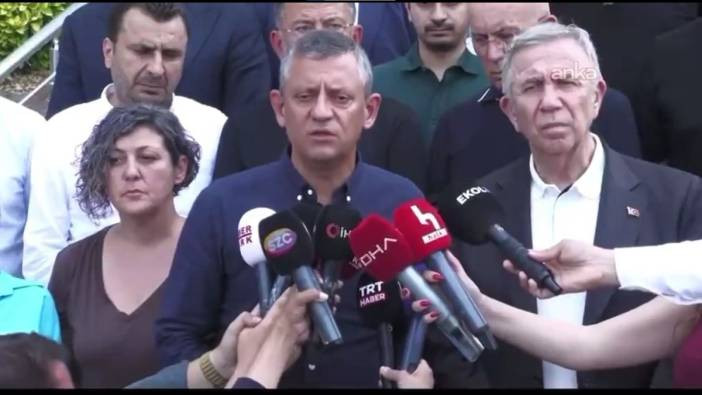 Özgür Özel ve Mansur Yavaş'tan Ferdi Zeyrek'e ziyaret