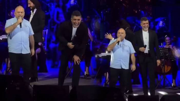 Birlikte sahneye çıktılar! Konserdekiler hangisi Özcan Deniz şaşırdı! Duyanlar kulaklarına inanamadı