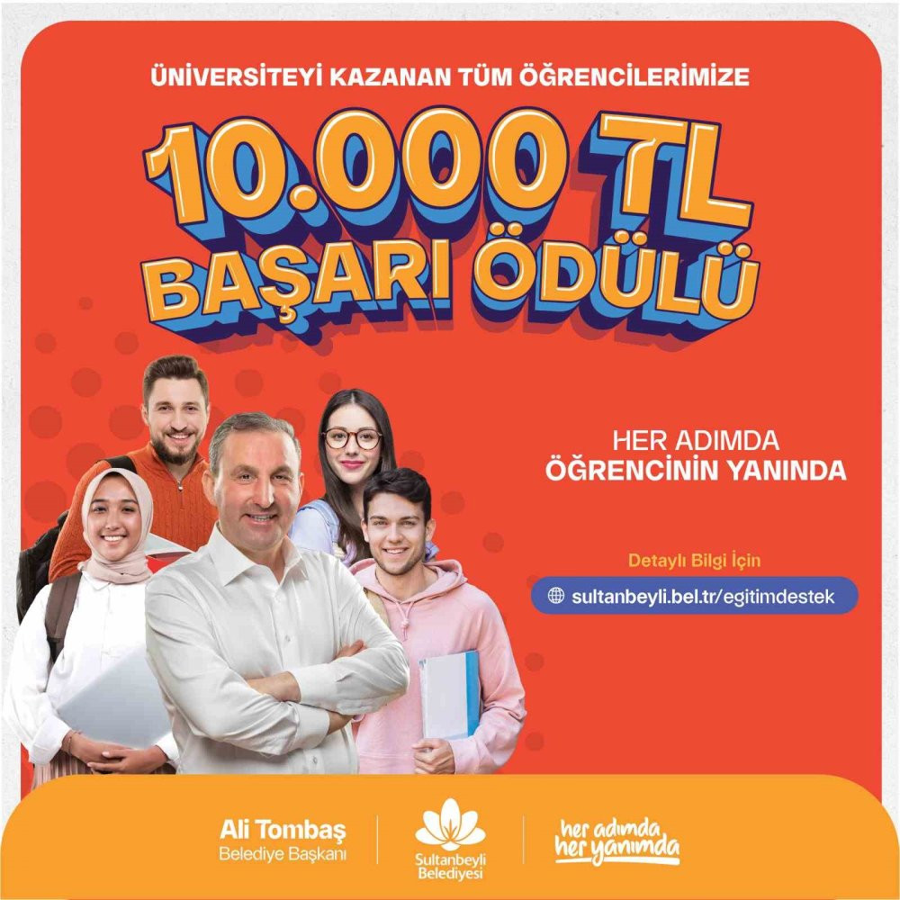 &Uuml;niversiteyi kazanan &ouml;ğrencilere 10 bin TL &ouml;d&uuml;l
