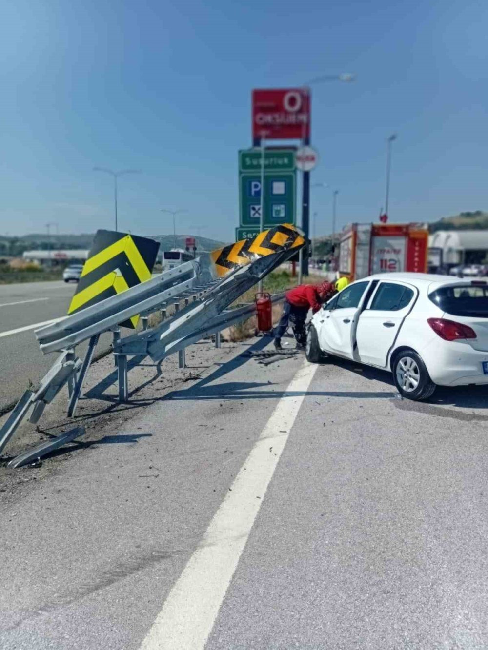 Balıkesir'de feci kaza: 1 yaralı